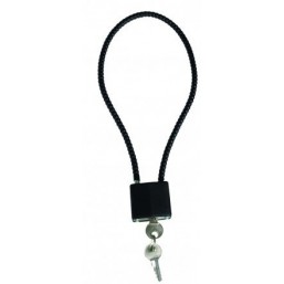 300mm steel cable key padlock